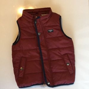 Toddler boy quilted vest